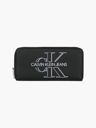 Calvin Klein Táskák & Kiegészítők HU458975 | Calvin Klein Zip Around Női Pénztárca Fekete